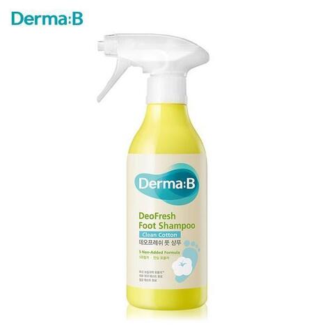 Шампунь для ног Derma:b deofresh foot shampoo clean cotton, 400мл.