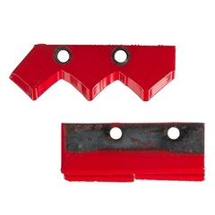 Нож сменный двухзаходного шнека для грунта DDE (100 мм)(30х30х4 мм, плоский) (пара) (DK-100)