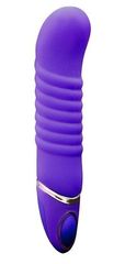 Фиолетовый перезаряжаемый вибратор PROVIBE - 14 см. - 