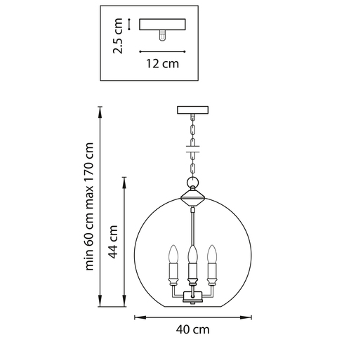 Подвесная люстра Sferico Lightstar 729131