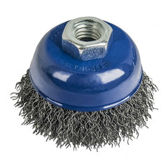 Кордщетка для МШУ чашеобразная мягкая ПРАКТИКА  65 мм М14 (1шт.) блистер (032-423)