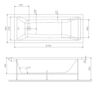 Am.Pm W93A-170-070W-R Gem  каркас для ванны 170х70 см