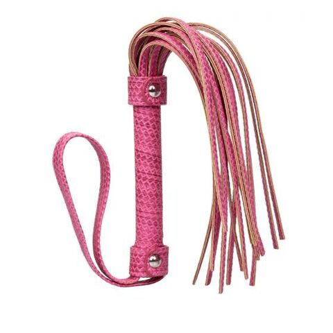 Розовая плеть Tickle Me Pink Flogger - 45,7 см. - California Exotic Novelties Tickle Me Pink SE-2730-30-2