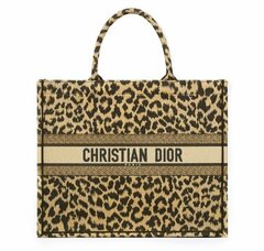 Сумка Dior Book Tote, с леопардовым принтом