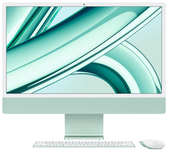 Apple iMac 24" Retina 4,5K, M3 (8C CPU, 10C GPU, 2023), 16 ГБ, 512 ГБ SSD, Зеленый (Green)
