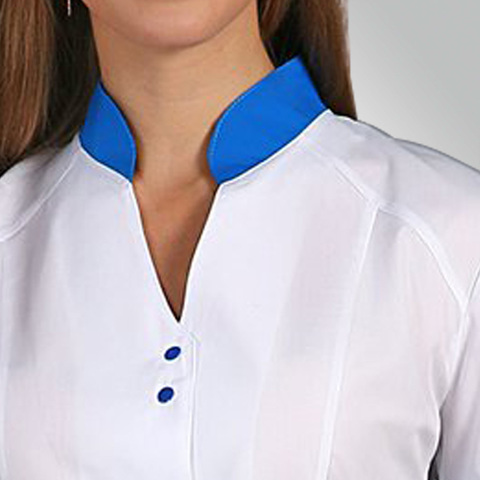 Медицинский женский костюм 126 синий