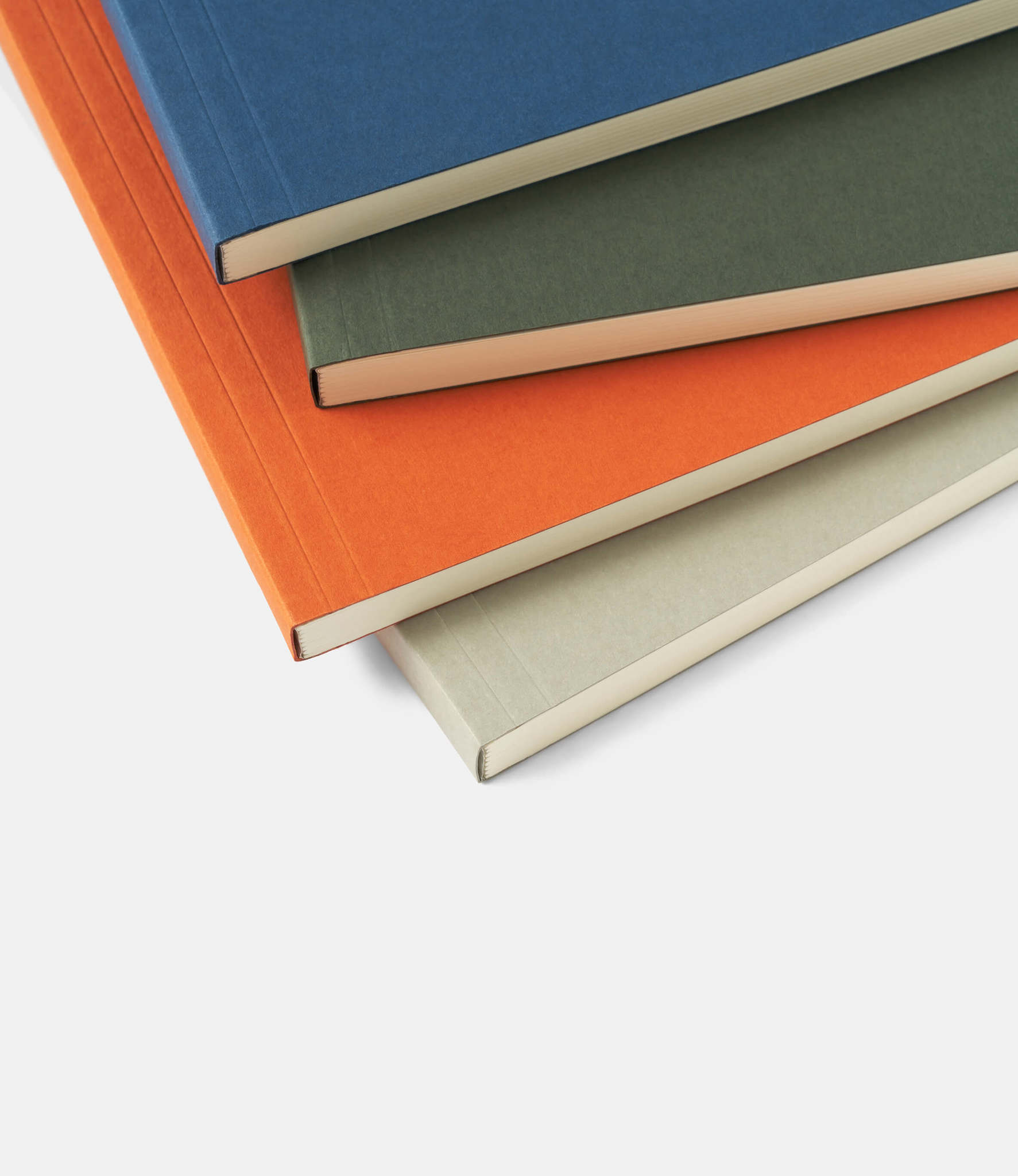 Mark+Fold Plain Notebook — линованный блокнот А5: оранжевый