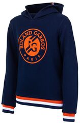 Детская толстовка Roland Garros Sweat Capuche Big Logo K - marine