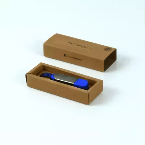 Зарядный кабель-брелок 6-в-1 Rolling Square inCharge X, Sapphire Blue (14,5 см) до 100Вт