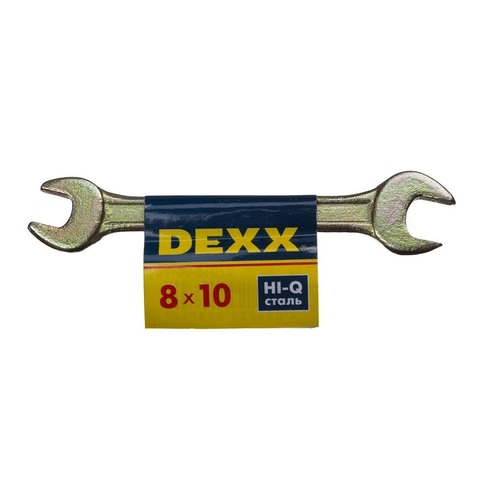 DEXX 8 x 10 мм, Рожковый гаечный ключ (27018-08-10)