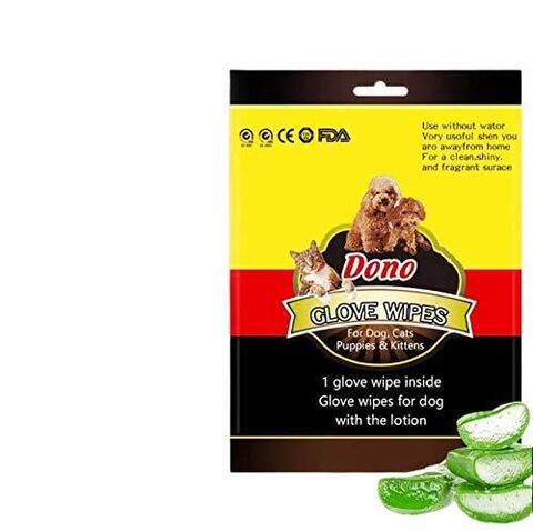 Dono PET GOLVE WIPES влажные рукавицы для животных 6 шт