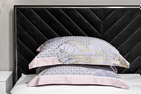 Комплект наволочек 2шт 50х70 Garda Decor Пионы розовый