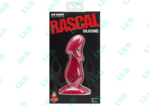 Красный анальный фаллоимитатор Rascal, 15.2 см