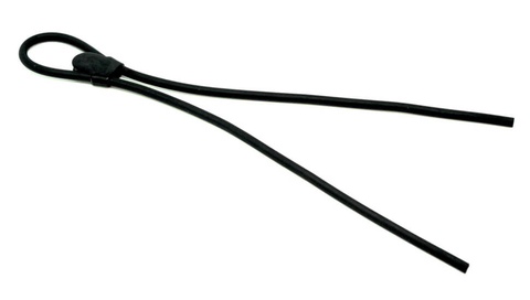 Шнурок для стрелковых очков из силикона премиум-класса 56 см черный