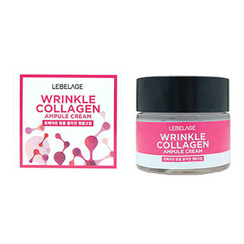 Lebelage Ampule Cream Wrinkle Collagen - Ампульный крем с коллагеном против морщин