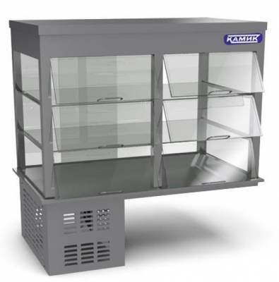 Витрина холодильная Камик (охлаждаемая) открытая для бутылок (стекло) 820*750*1050