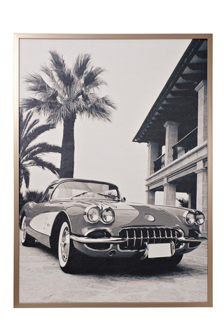 Картина на натуральном холстев багете 80х110см Garda Decor Майами