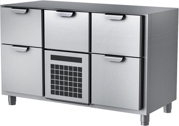 Стол холодильный HAPPYCHEF TC G 2-CBR-2 без столешницы