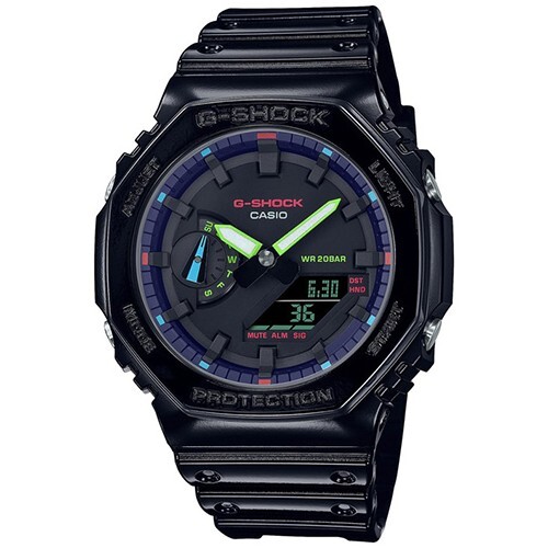 Часы мужские Casio GA-2100RGB-1A G-Shock