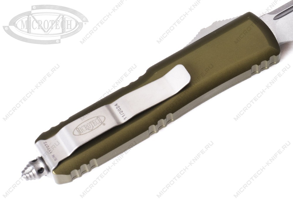 Нож Microtech UTX-85 231-10OD Green Stonewash - фотография 