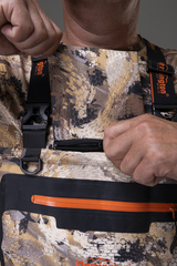 Демисезонные вейдерсы для охоты, рыбалки  Remington Rainstorm with boots Yellow Waterfowl Honeycombs на remingtonn.ru