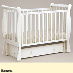 АБ 21.3 " Лаванда " кровать маятниковая  продольная (слоновая кость)