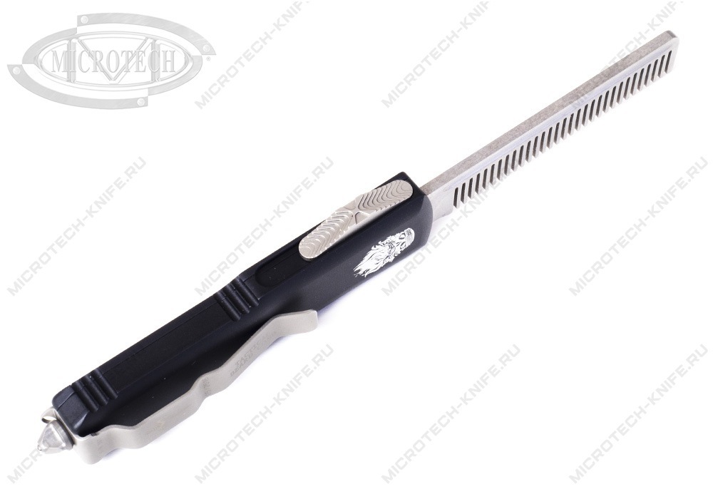 Microtech Tactical Beard Comb Stonewash Fine Tooth 17-4PH