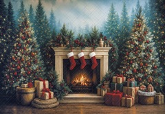 Камин драматик 10.25 - фон неопреновый