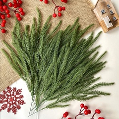 Набор травяных свисающих лапок елочки, мягкие, ампельное растение, искусственная зелень, рождественский декор 32 см, набор 15 шт.