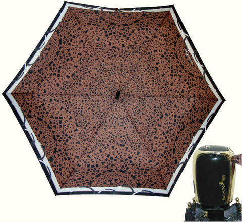Зонт мини Maison Perletti 16225-br Lace design bordo
