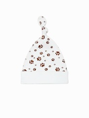 Шапочка-узелок (утепленная) Лапки