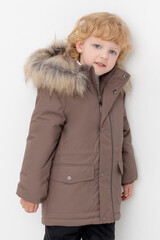 пальто  для мальчика  ВК 36096/7 УЗГ (104-122)