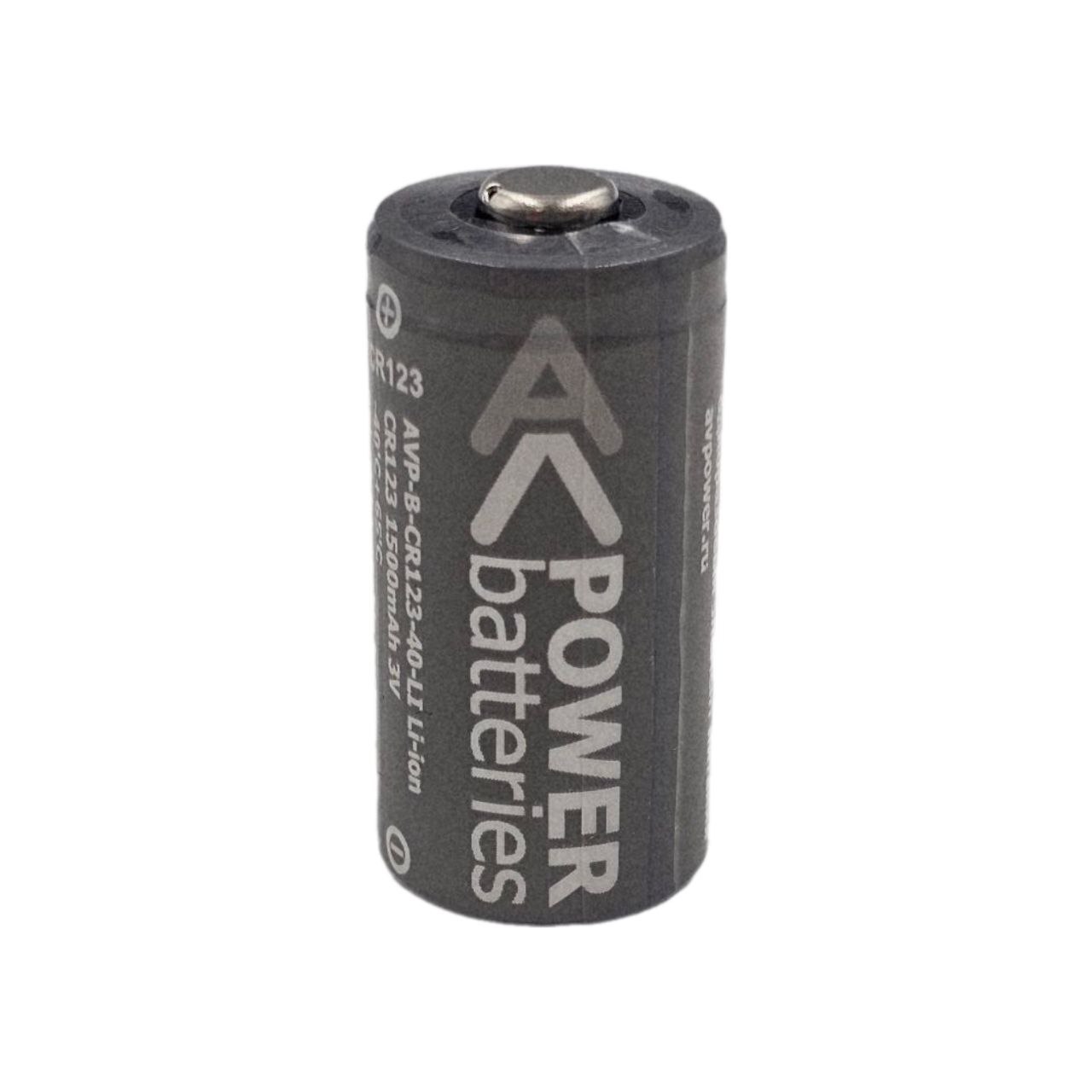 Одноразовый элемент питания (батарейка) CR123 Li-ion 1500mAh 3V -40°C+65°C