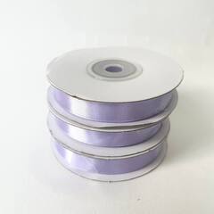 Лента Атласная (1,2см*22,85м) Нежно-сиреневый/Сиреневый