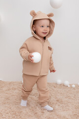 брюки  для девочки  КР 400598/нежный бежевый к413