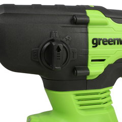 Перфоратор Greenworks GD24SDS2 24V (2,0 Дж) аккумуляторный, без АКБ и ЗУ
