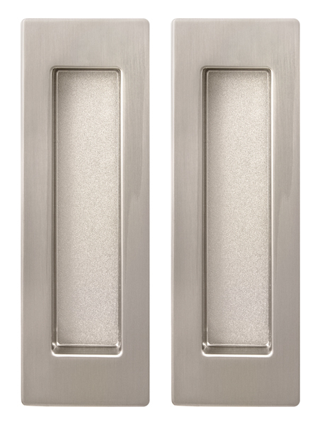 Ручка квадрат для раздвижных дверей Армадилло SH.URB153.010 (SH010 URB) SN-3 (цена за комплект), цвет никель матовый (гарантия - 5 лет)