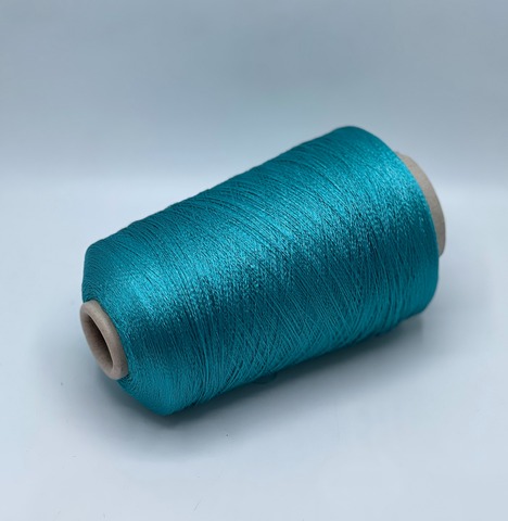 Linea Piu, Toile, 2600м / 100 гр. 86% Вискоза 14% Полиэстер(Люрекс), Морская волна(859), 37405