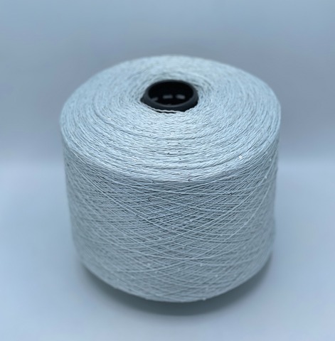 Бобинная пряжа, Linette Pailletes, 450м, 80% Лен, 20% Полиэстер(пайетка), Лед+пайетка.37703