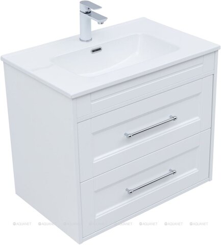 Aquanet 339599 Тумба Бостон new 70 цв.белый сатин (339599)