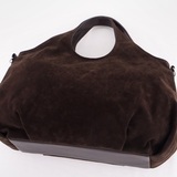 Сумка Саломея 507 эко-замша кофе