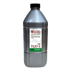 Тонер для HP Универсал тип T127-1 (фл,1кг,Everlight/TTI) Silver ATM