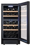 Винный шкаф Cellar Private CP027-2TBH черная дверь со скрытой рукояткой