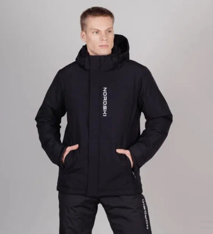 Премиальная теплая зимняя куртка Nordski Mount 2.0 Black мужская
