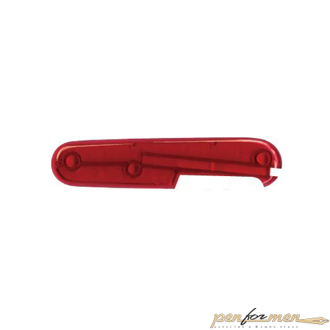 Накладка Victorinox задняя для ножей 91мм пластик прозрачный красный (C.3600.T4)