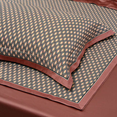 Постельное белье семейное Sharmes Delorm бежевое/золотое