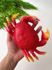 Краб, рак, муляж декоративный, пластиковый, реалистичный, 22*13,5 см, 1 шт.