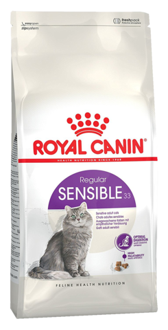 Royal Canin Sensible 33 сухой корм для кошек с чувствительным пищеварением 400 г