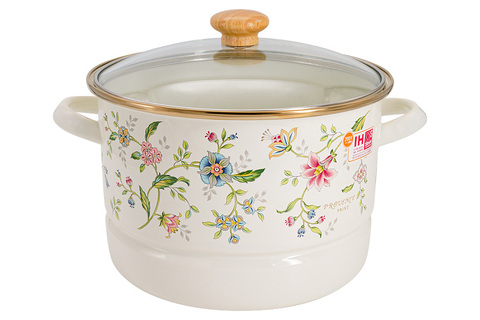 Кастрюля со вставкой-пароваркой 6.5л 24см Ejiry Прованс