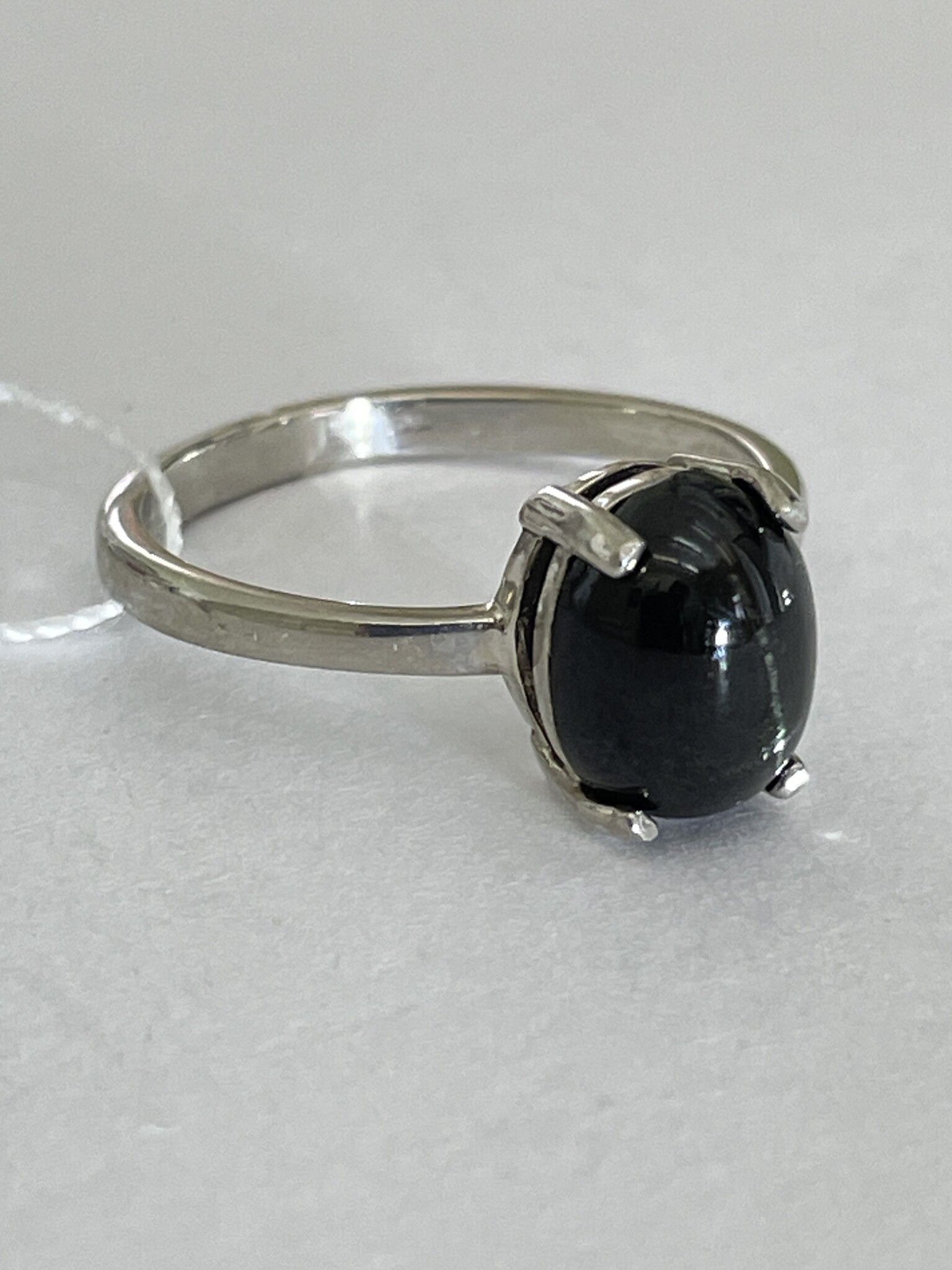 Фуэте-диопсид (кольцо из серебра)